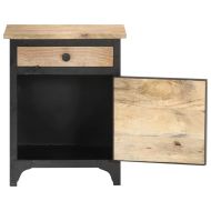 Нощно шкафче, 40x30x50 см, мангово дърво масив