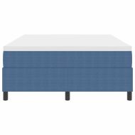 Легло с пружинирана основа Синьо и бяло 140 x 190 cm