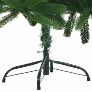 Коледно дърво с 150 LED светодиода с поставка Зелен 150 cm ПЕ