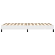 Боксспринг рамка за легло бяла 90x190 см изкуствена кожа