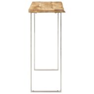 Конзолна маса с жив ръб 105x33x76 см масивно мангово дърво