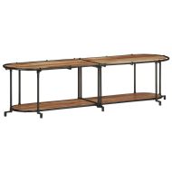 ТВ шкаф, 160x42x40 см, масивно акациево дърво