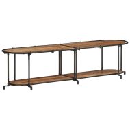 ТВ шкаф, 160x42x40 см, масивно акациево дърво