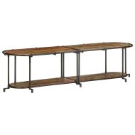 ТВ шкаф 160x42x40 cm Масивна дървесина Възстановена