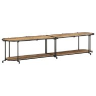 ТВ шкаф, 200x42x40 см, грубо мангово дърво масив