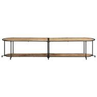 ТВ шкаф, 200x42x40 см, грубо мангово дърво масив