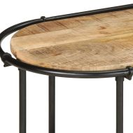 ТВ шкаф, 200x42x40 см, грубо мангово дърво масив