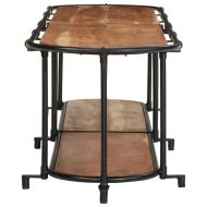 ТВ шкаф, 200x42x40 см, масивно акациево дърво