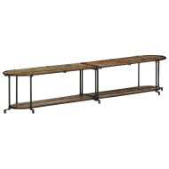 ТВ шкаф, 200x42x40 см, масивно регенерирано дърво