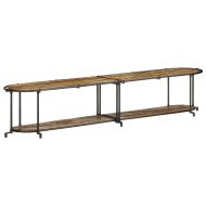 ТВ шкаф, 200x42x40 см, масивно регенерирано дърво