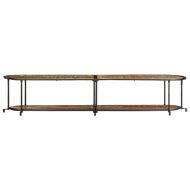 ТВ шкаф, 200x42x40 см, масивно регенерирано дърво