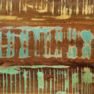 ТВ шкаф, 200x42x40 см, масивно регенерирано дърво