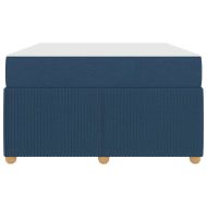 Рамка за легло с матрак Синьо 120 x 190 cm текстил