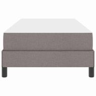 Легло с пружинирана основа с матрак Таупе 80 x 200 cm текстил