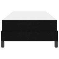 Легло с пружинирана основа с матрак Черно 100 x 200 cm текстил