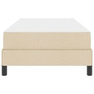 Легло с пружинирана основа с матрак Крем 100 x 200 cm текстил