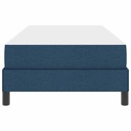 Легло с пружинирана основа с матрак Синьо 100 x 200 cm текстил