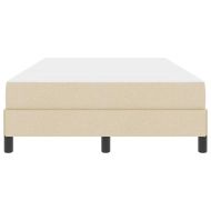 Легло с пружинирана основа с матрак Крем 120 x 190 cm текстил