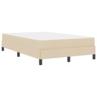 Легло с пружинирана основа с матрак Крем 120 x 190 cm текстил