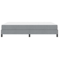 Легло с пружинирана основа Светлосиво 140 x 200 cm текстил