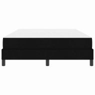 Легло с пружинирана основа с матрак Черно 140 x 200 cm текстил