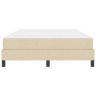 Легло с пружинирана основа с матрак Крем 140 x 200 cm текстил