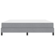 Легло с пружинирана основа Светлосиво 180 x 200 cm текстил