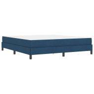 Легло с пружинирана основа с матрак Синьо 180 x 200 cm текстил