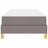 Легло с пружинирана основа Таупе 80 x 200 cm текстил