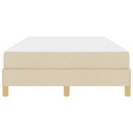 Легло с пружинирана основа Крем 120 x 190 cm текстил