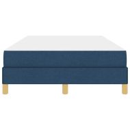 Легло с пружинирана основа Синьо 120 x 200 cm текстил