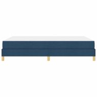 Легло с пружинирана основа Синьо 140 x 200 cm текстил