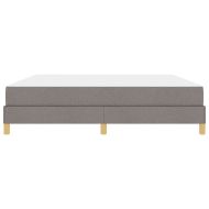 Легло с пружинирана основа Таупе 180 x 200 cm текстил