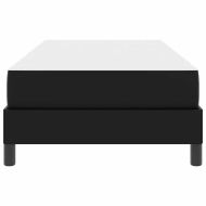 Рамка за легло с матрак Черно 90 x 200 cm текстил