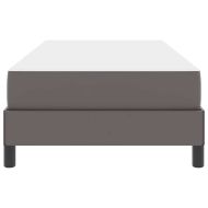 Рамка за легло с матрак Сив 90 x 200 cm текстил