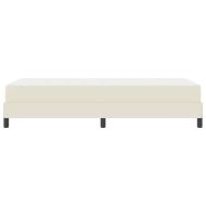 Рамка за легло с матрак Крем 100 x 200 cm текстил