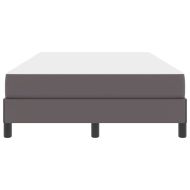 Рамка за легло с матрак Сив 120 x 190 cm текстил