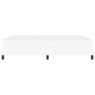 Рамка за легло с матрак Чисто бяло 160 x 200 cm текстил