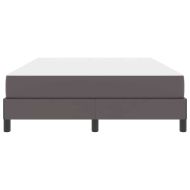 Рамка за легло с матрак Сив 160 x 200 cm текстил