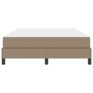 Рамка за легло с матрак Капучино 160 x 200 cm текстил