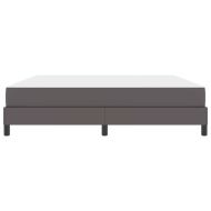 Рамка за легло с матрак Сив 180 x 200 cm текстил