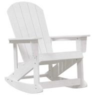 Люлеещ се стол Adirondack Бяло 73.5 x 92 x 90 см HDPE