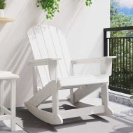 Люлеещ се стол Adirondack Бяло 73.5 x 92 x 90 см HDPE