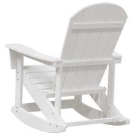 Люлеещ се стол Adirondack Бяло 73.5 x 92 x 90 см HDPE
