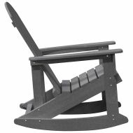 Люлеещ се стол Adirondack Светлосиво 73.5 x 92 x 90 см HDPE