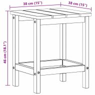 Странична маса Adirondack Нейви синьо 38 x 38 x 46 см HDPE