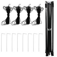 Оранжерия с покрив Зелен 200 x 200 x 300 см Стомана