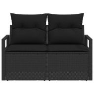 Градински диван с възглавница 120 x 62 x 69 см полиратан