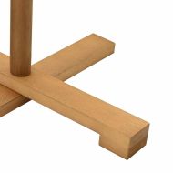 Дървено Коледно Дърво Кафяво 180 cm Борово дърво масив