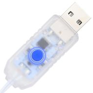 С изкуствено коледно дърво с 150 LED светодиода Бяло 180 cm ПВЦ